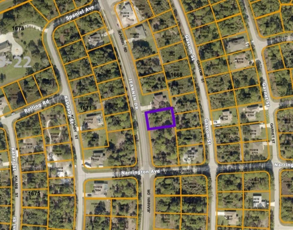 Jeannin Dr., North Port, FL 34288