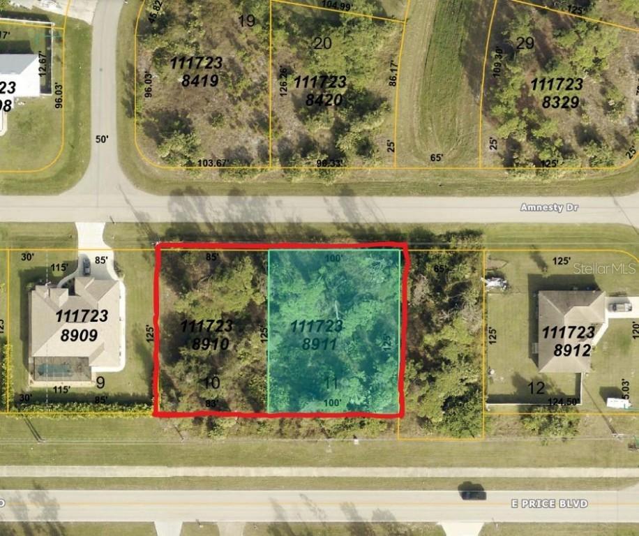 Lot 10 & 11 Amnesty Dr., North Port, FL 34288
