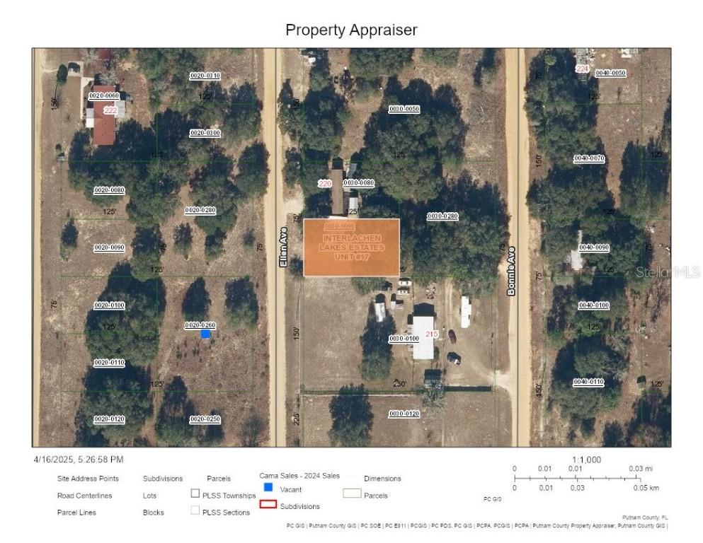 Ellen Ave., Interlachen, FL 32148