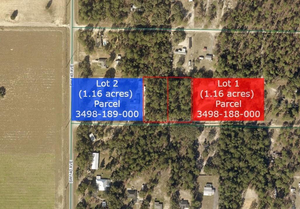 3498-188-000 & 3498-189-0 SW 93rd Pl., Dunnellon, FL 34432