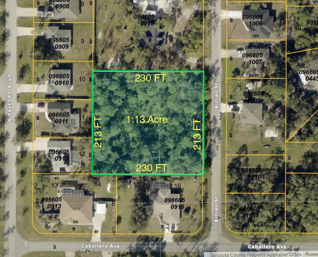 Lot 19 Killian St., North Port, FL 34286