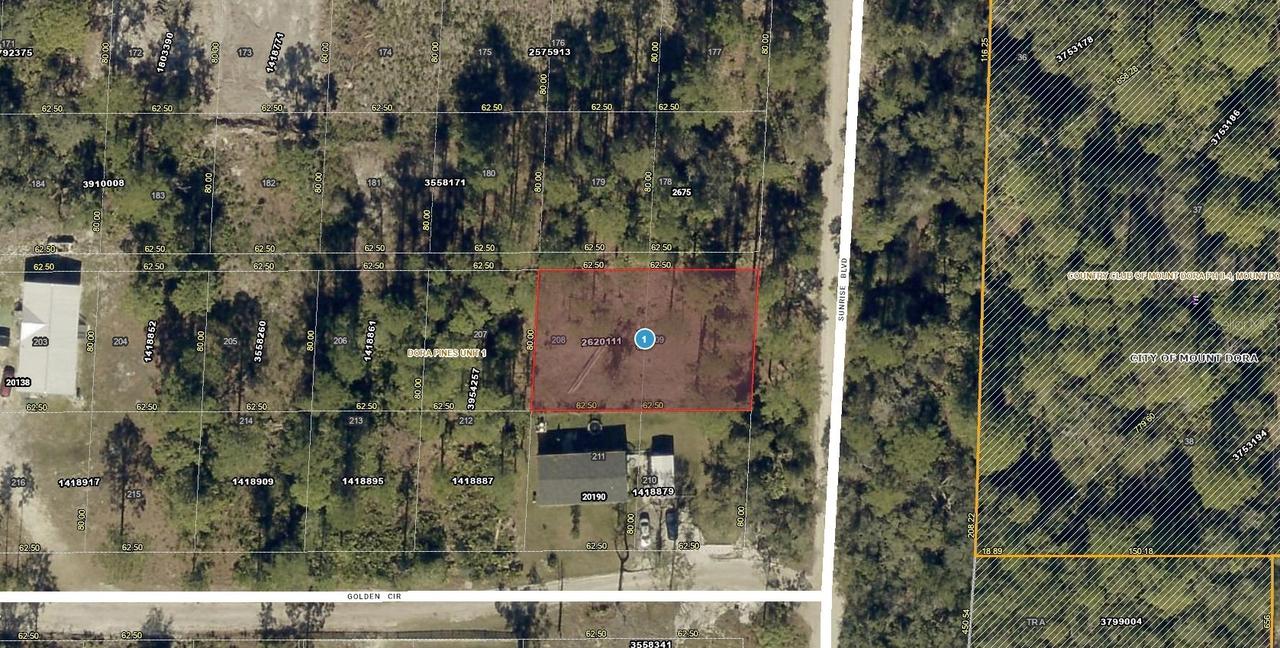 21-19-27-0100-000-20800 Sunrise Blvd., Mount Dora, FL 32757