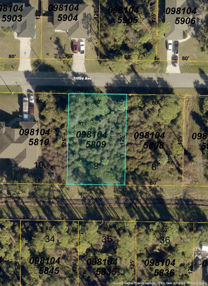 LOT 9 Trilby Ave., North Port, FL 34286