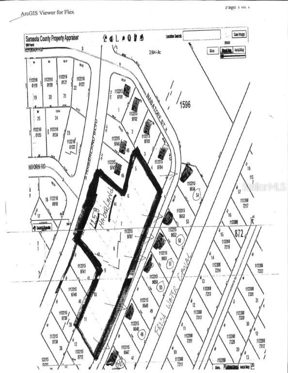 Lot 54 with sign Nabatoff St., North Port, FL 34288