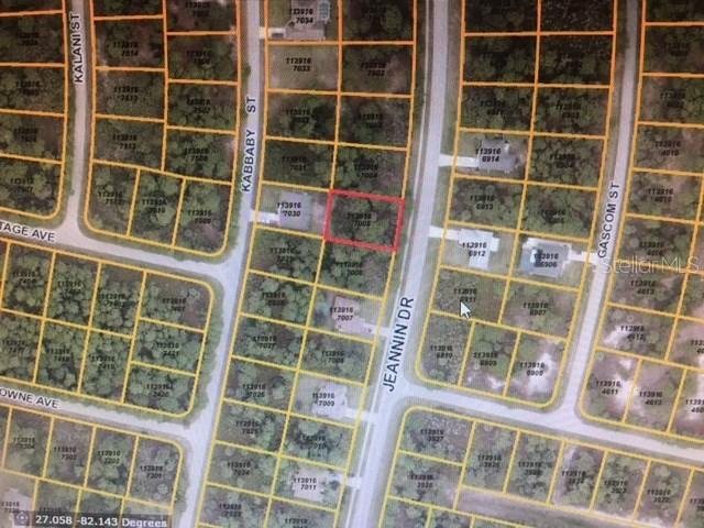 Jeannin Dr., North Port, FL 34288