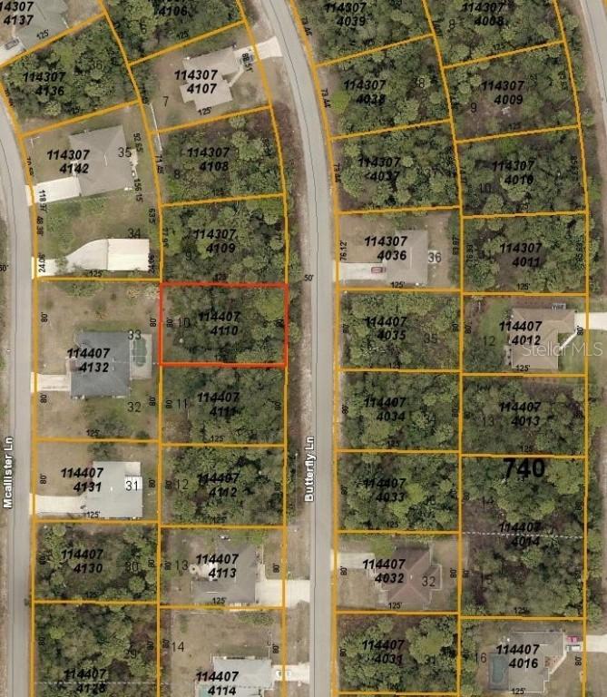 Butterfly Ln., North Port, FL 34288