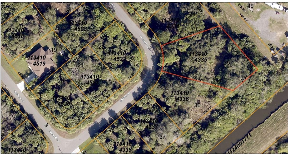 Bennett Ln. #Canal Lot, North Port, FL 34288
