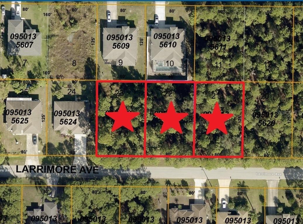 LOTS 19,20,21,22,23 Larrimore Ave., North Port, FL 34291