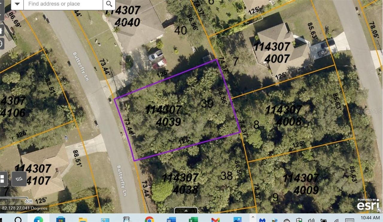 Butterfly Ln., North Port, FL 34288