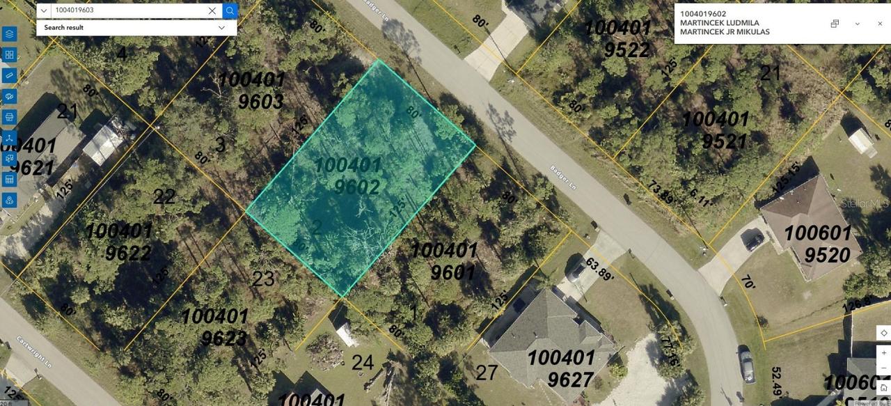 Badger Ln., North Port, FL 34286