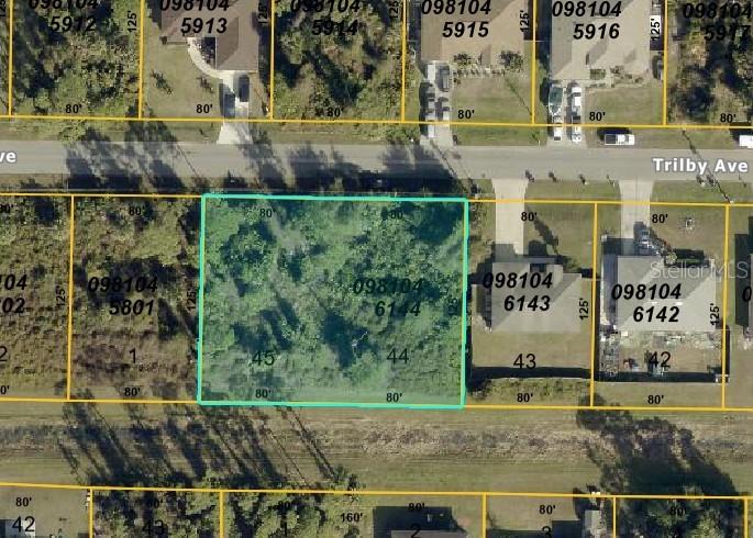 Lot 44 & 45 Trilby Ave., North Port, FL 34286