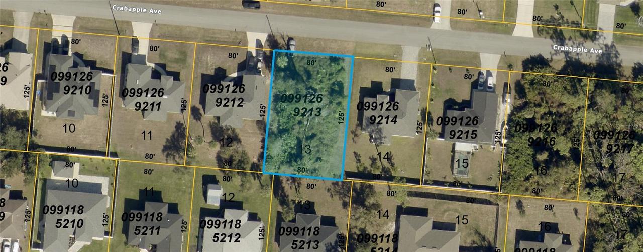 LOT 13, Crabapple Ave., North Port, FL 34287