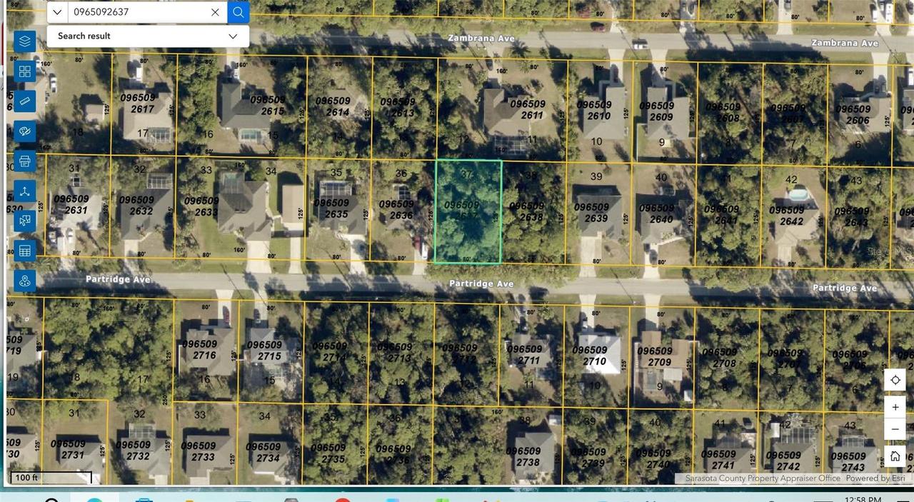 LOT 37 Partridge Ave., North Port, FL 34286