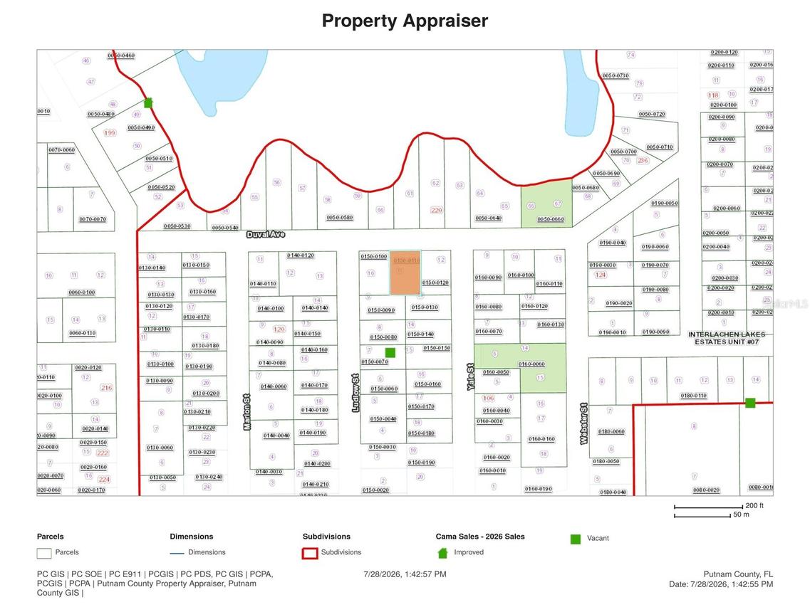 Duval Ave., Interlachen, FL 32148