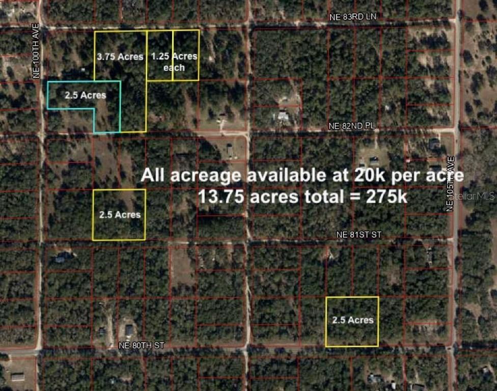 TBD NE 83rd Ln., Bronson, FL 32621