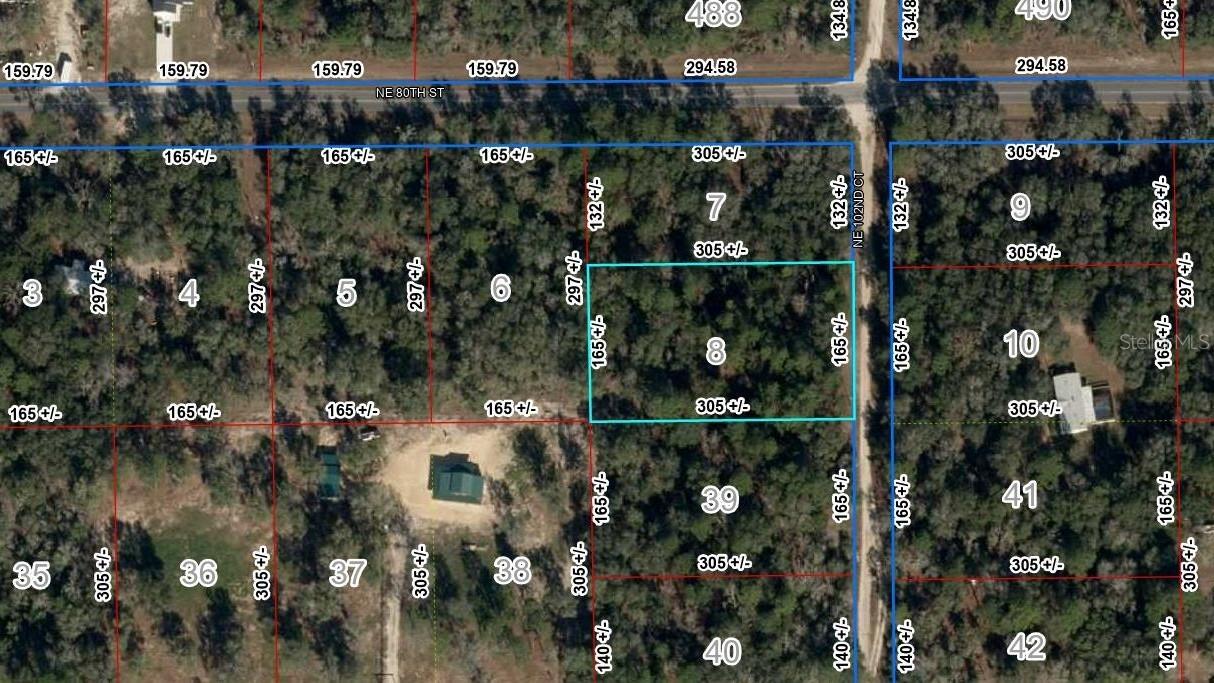 Lot 8 NE 102nd Ct., Bronson, FL 32621