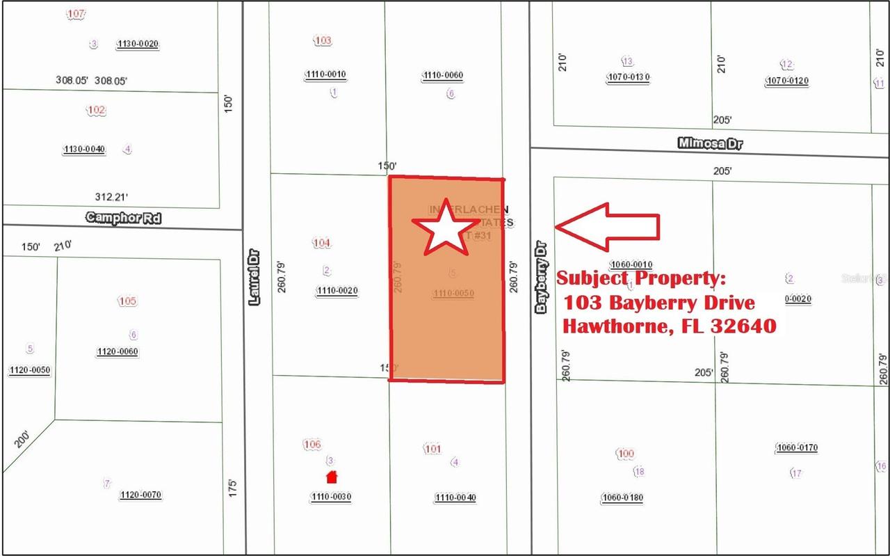 103 Bayberry Dr., Hawthorne, FL 32640