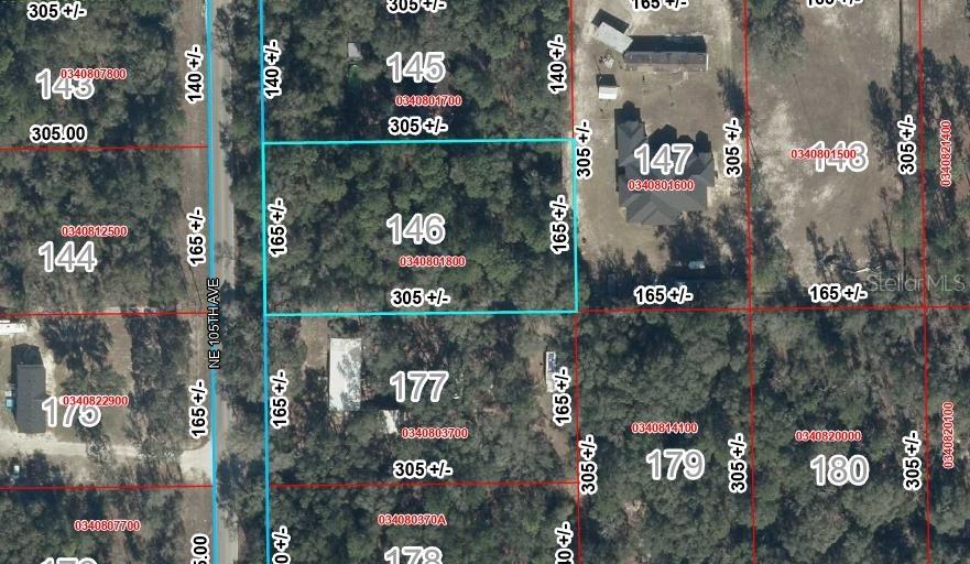 Lot 146 NE 105th Ave, Bronson, FL 32621