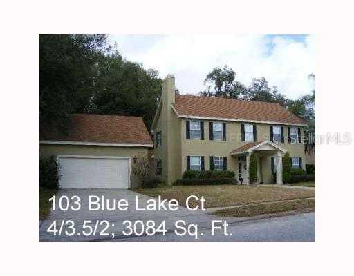 103 Blue Lake Ct., Longwood, FL 32779