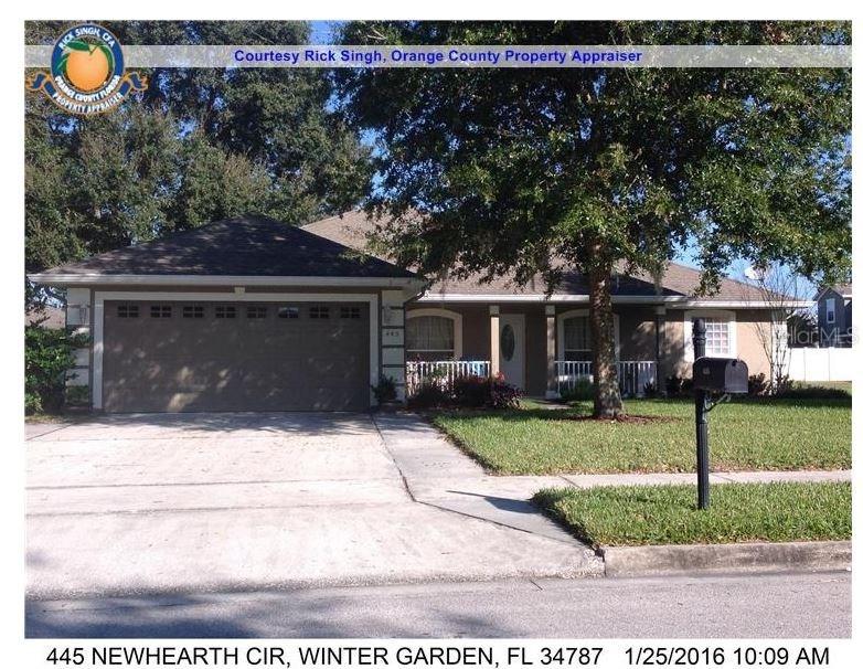 445 Newhearth Cir Cir., Winter Garden, FL 34787