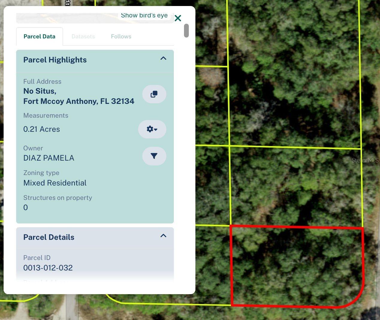 No Situs, Fort Mc Coy, FL 32134