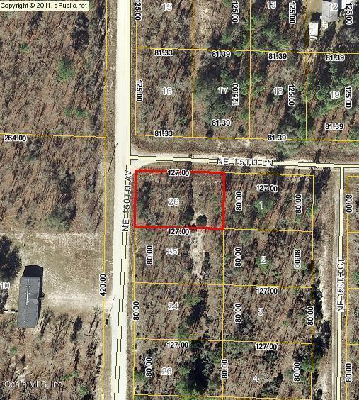 150th Ln., Williston, FL 32696