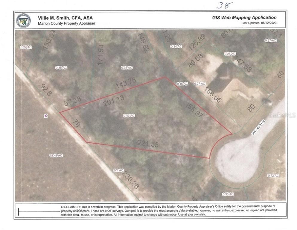 SW 165th Pl., Ocala, FL 34473