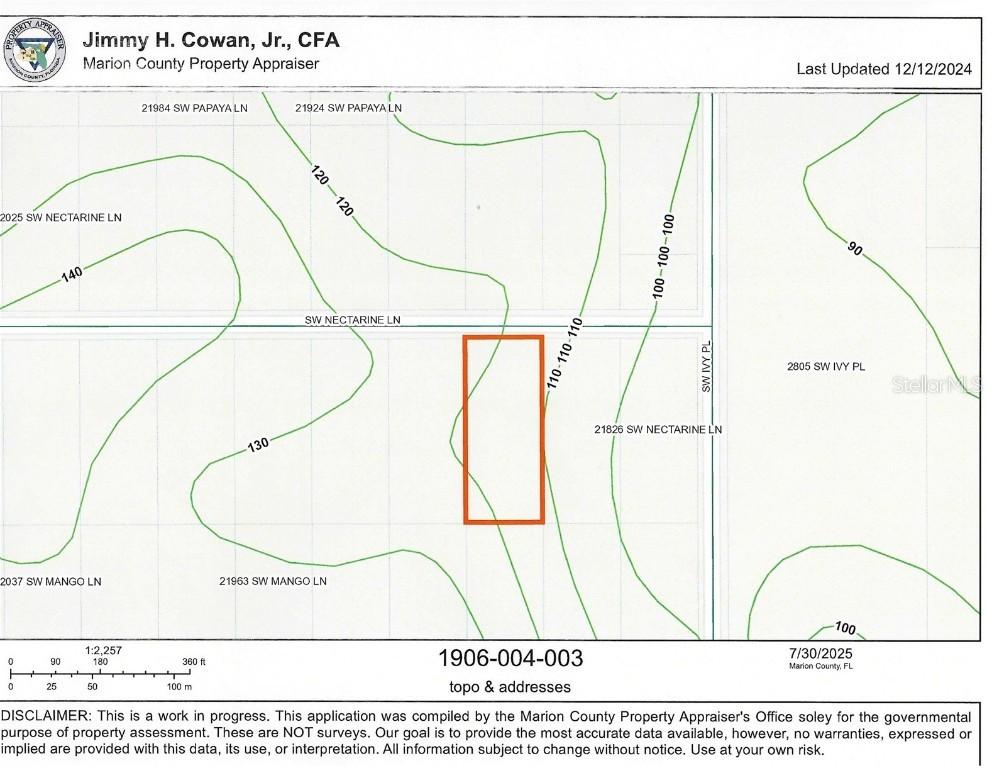 Lot 3 SW Nectarine Ln., Dunnellon, FL 34431