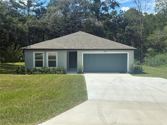 New Construction Homes For Sale This Week in Citrus Springs: August 20th to August 26th