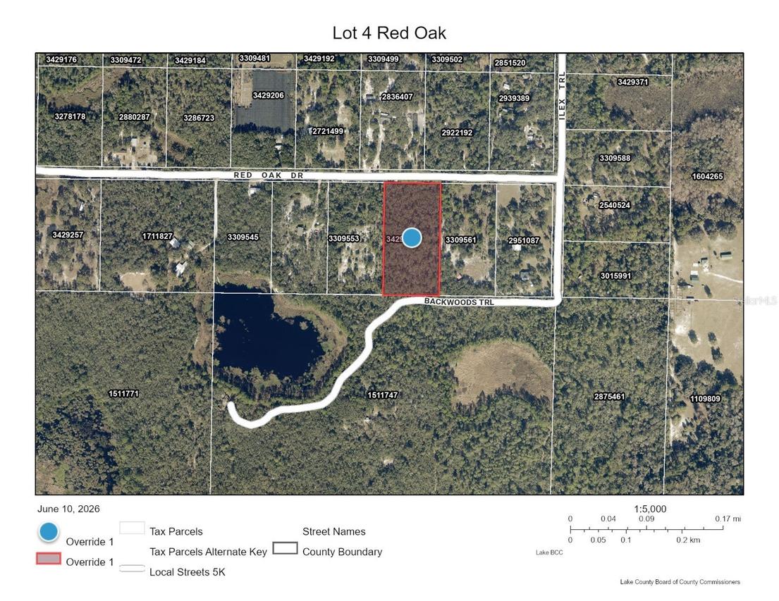 LOT 4 Red Oak Dr., Eustis, FL 32736
