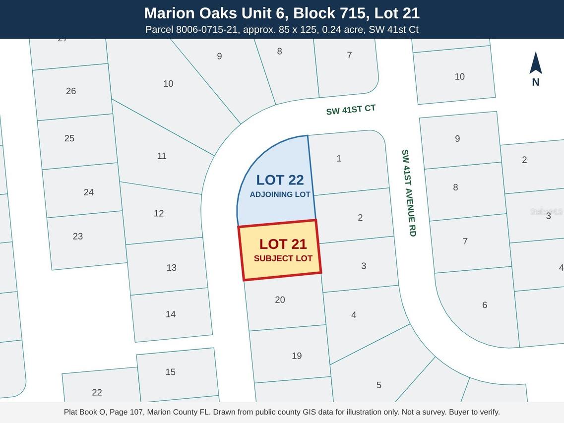 LOT 21 SW 41st Ct., Ocala, FL 34473