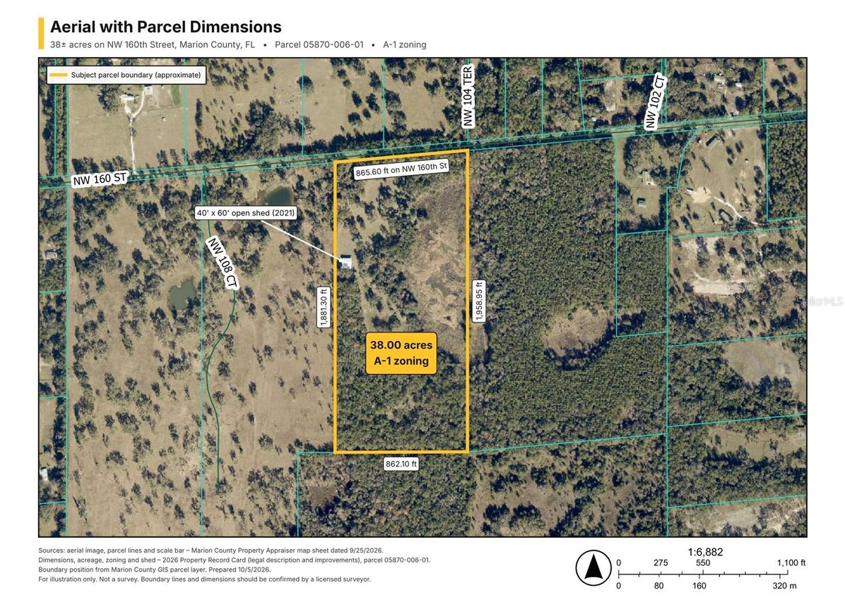 NW 160th St., Reddick, FL 32686