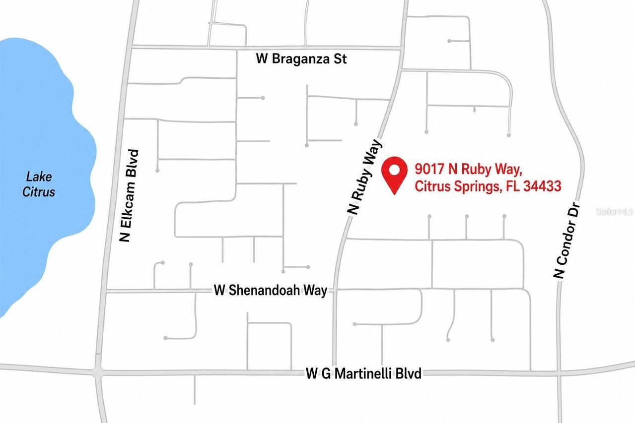 9017 N Ruby Way, Citrus Springs, FL 34434