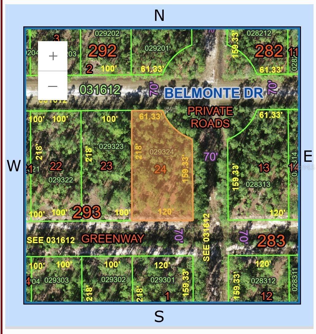 Belmonte Dr., Indian Lake Estates, FL 33855
