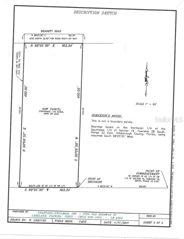 Bennett Rd., Plant City, FL 33565