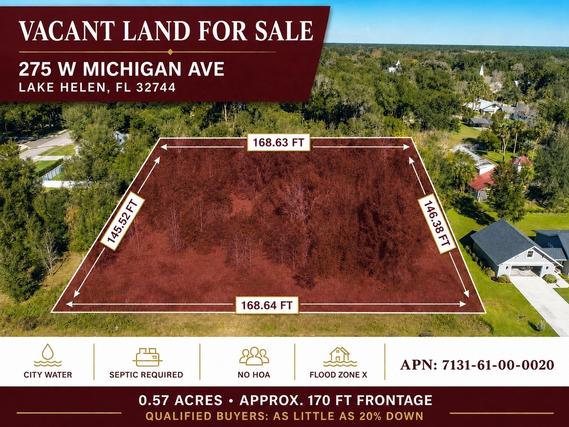 New Homes For Sale This Week in Lake Helen: July 24th to July 30th