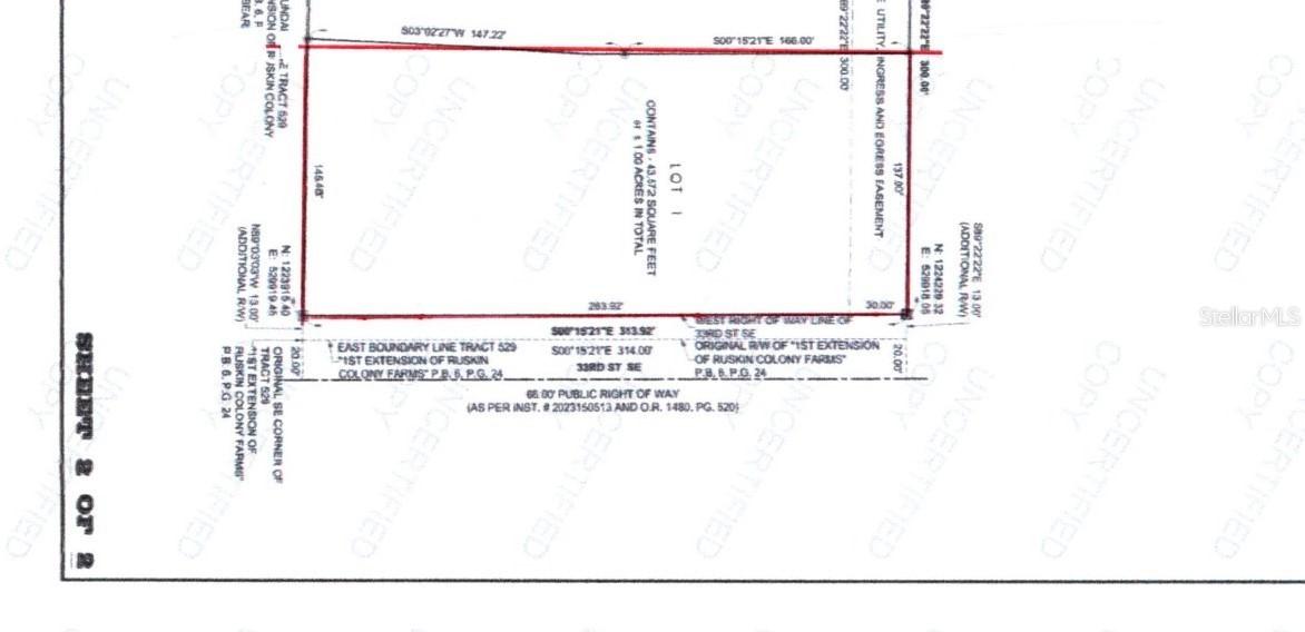 Lot 1 SE 33rd St., Ruskin, FL 33570