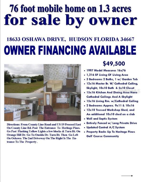 18633 Oshawa Dr., Hudson, FL 34667