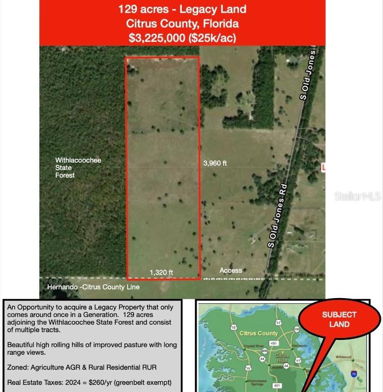 S Old Jones Rd Road, Floral City, FL 34436