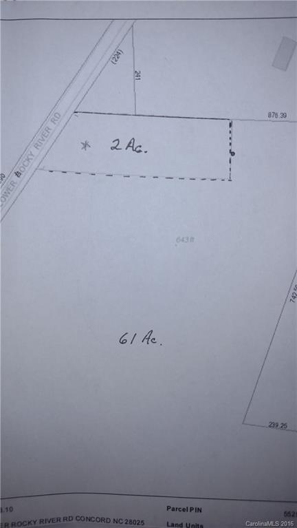 10501 Lower Rocky River Rd. #Lot 1, Concord, NC 28025