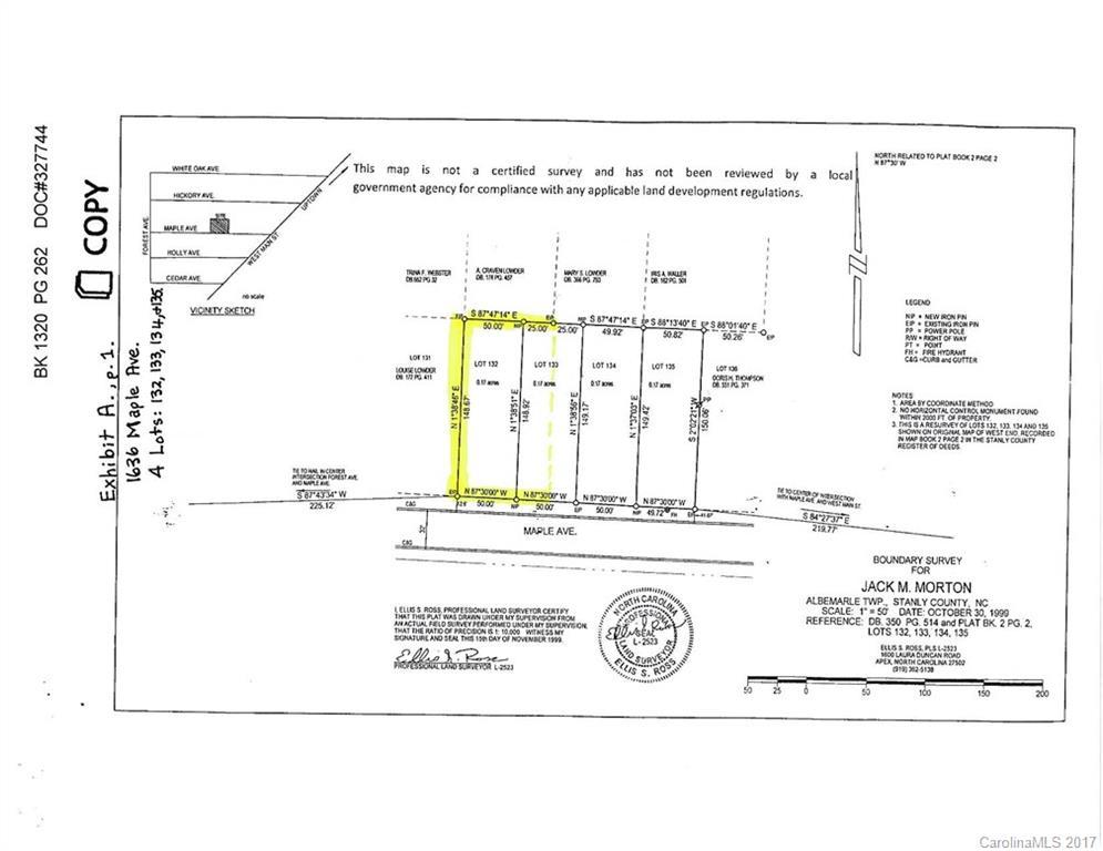 VAC Maple Ave., Albemarle, NC 28001