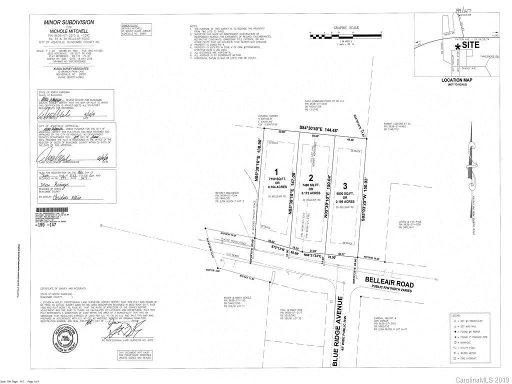 30,34,38 Belleair Rd. #Tracts 1,2,3, Asheville, NC 28806