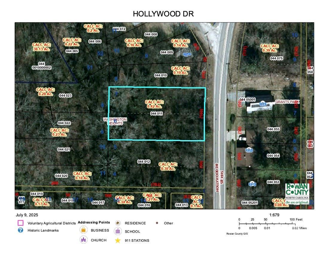 00 Hollywood Dr., Spencer, NC 28159