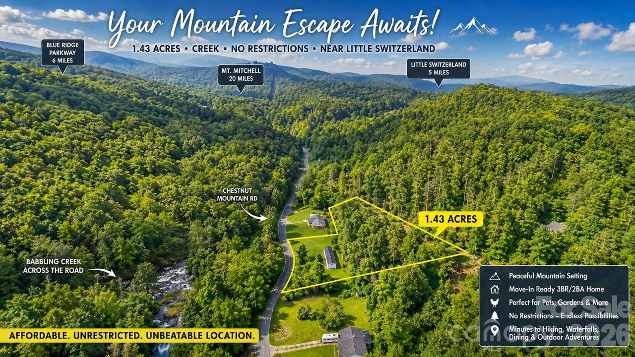 492 Chestnut Mountain Rd., Spruce Pine, NC 28777
