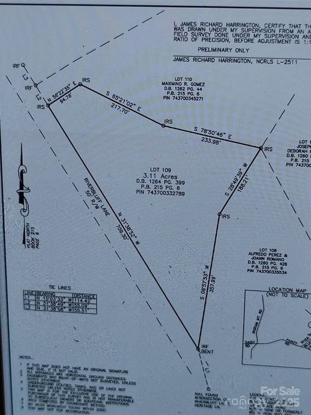 Lot 109 Riverbluff Ln., Lilesville, NC 28091