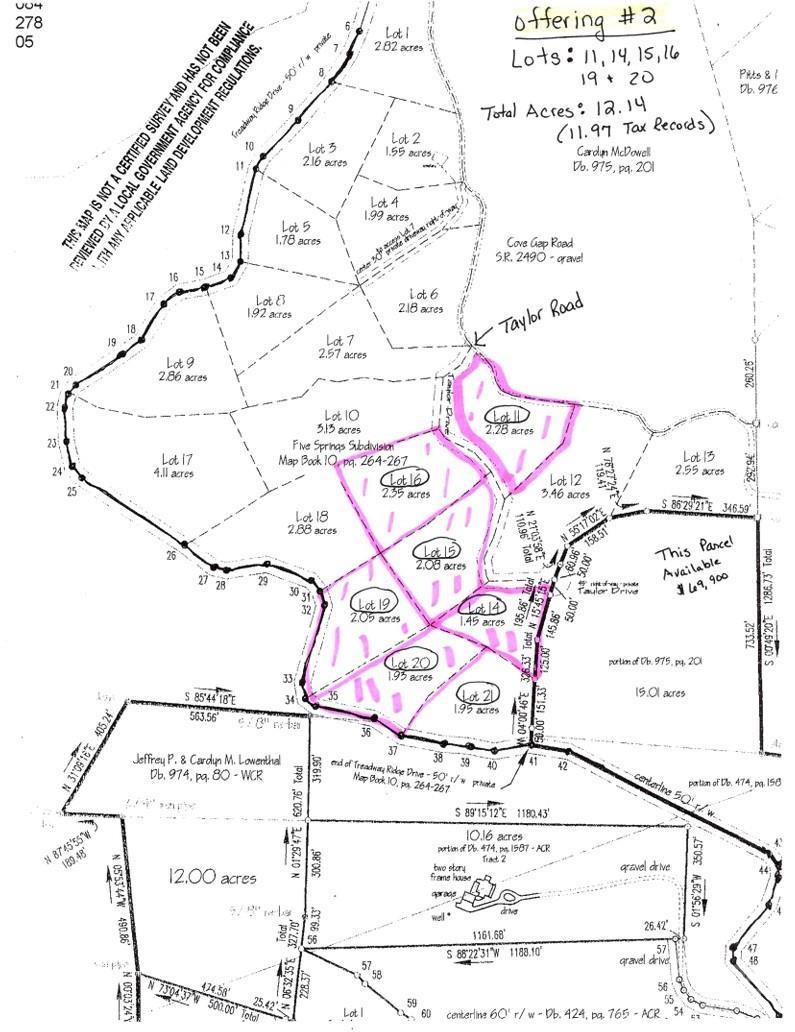 00 Cove Gap Rd. #Offering #2, Moravian Falls, NC 28654