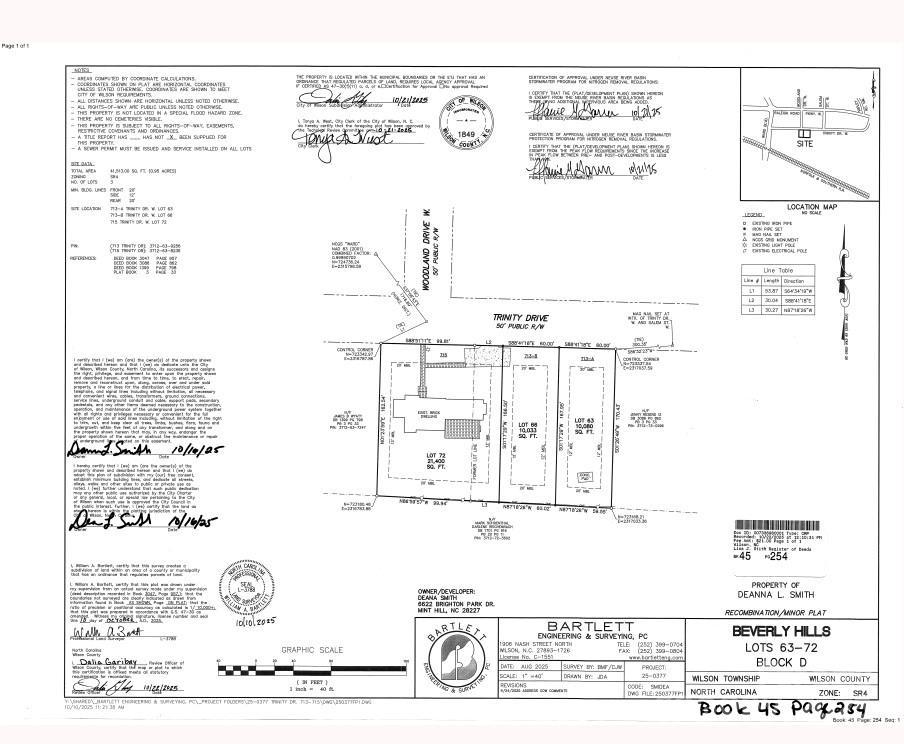 713 Trinity Dr. #63&66, Wilson, NC 27893