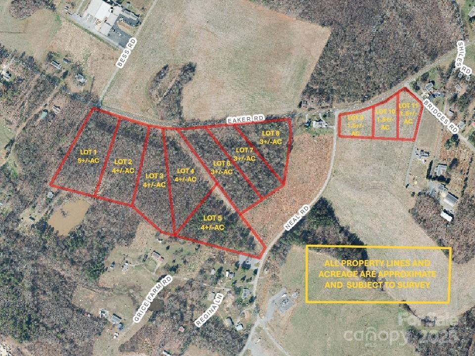 1.5+/-AC LOT 10 Eaker Rd., Kings Mountain, NC 28086