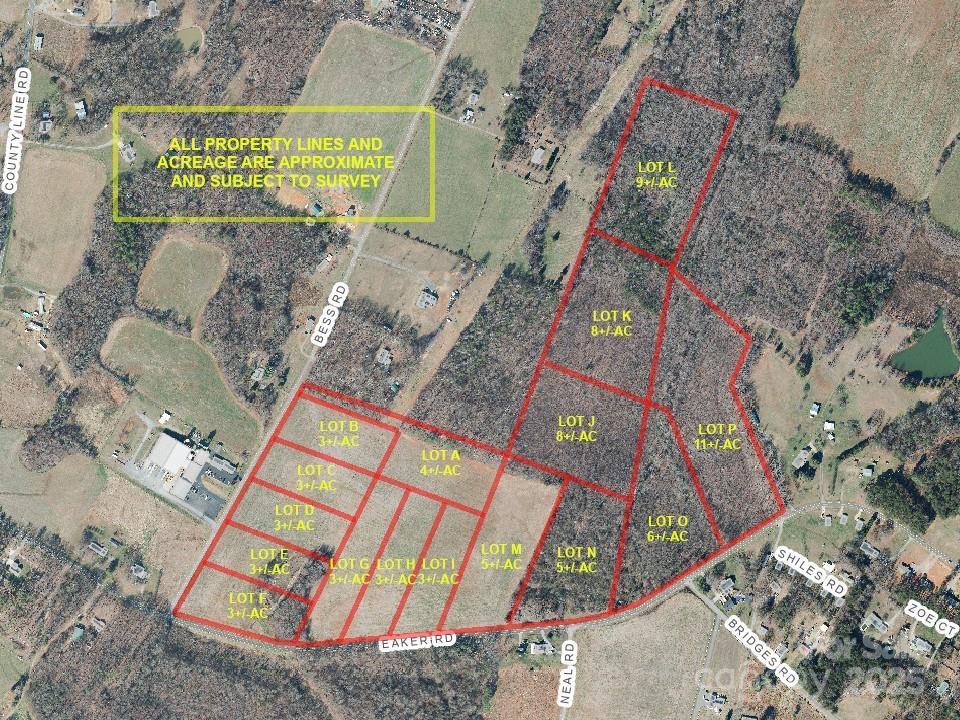 LOT M 5+/-AC Eaker Rd., Kings Mountain, NC 28086