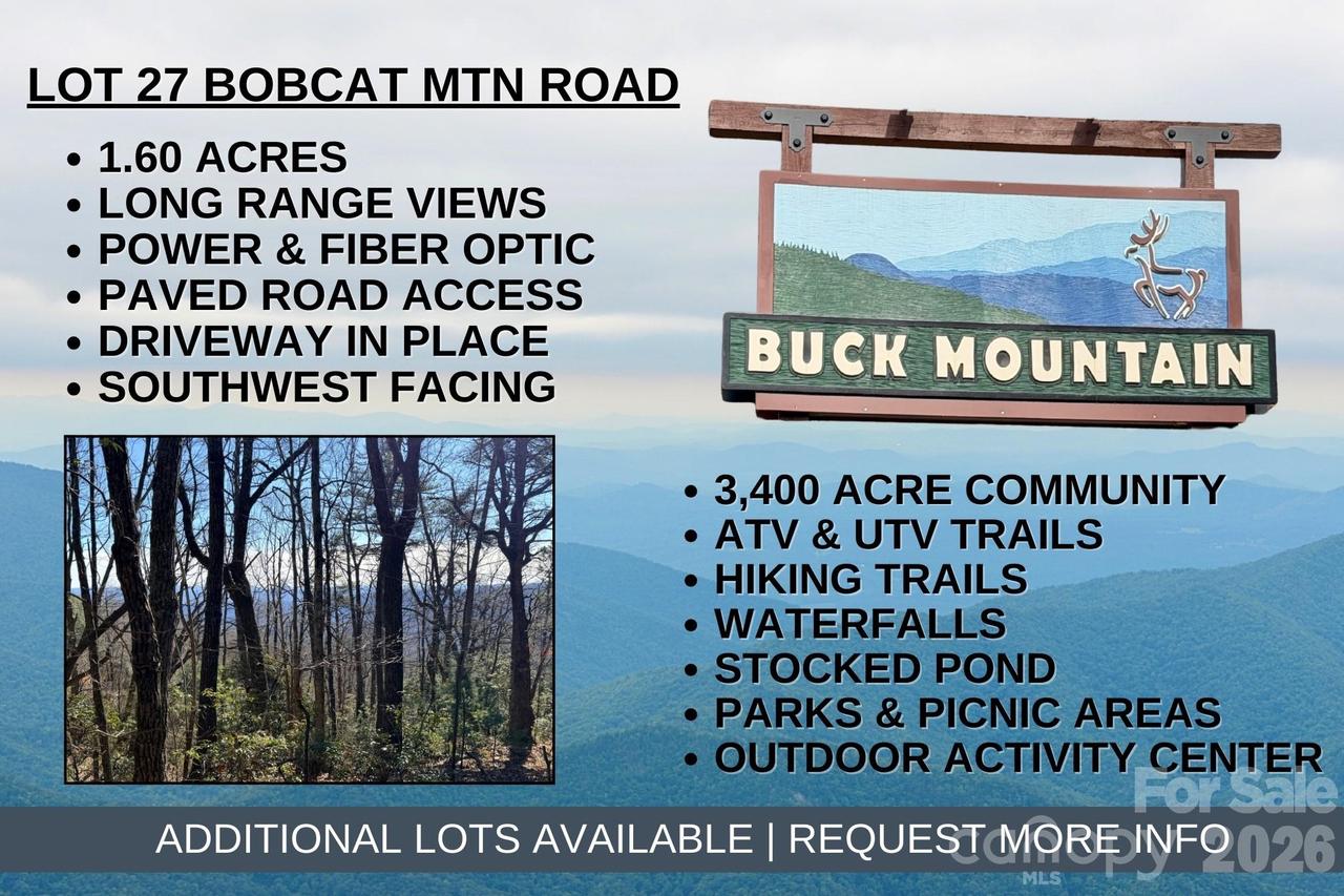 TBD Bobcat Mountain Rd. #27, Purlear, NC 28665